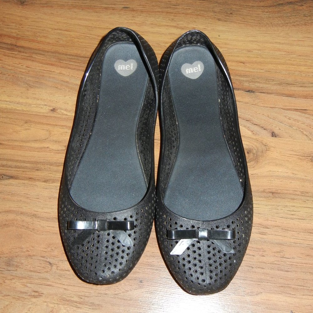 Melissa MEL Flat Shoes Solid black size 9